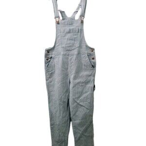 universal thread Women's Bip Overalls Striped Ligh Blue Size 00